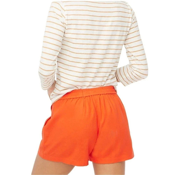 J crew Linen-blend drawstring short - Picture 3 of 8